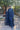 Ayla Jelabiya Dress Deep Blue