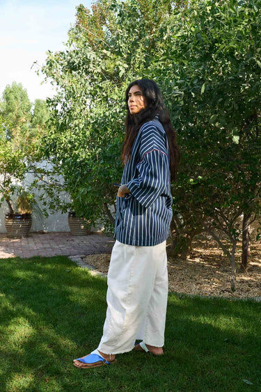 Yucca Kimono 2644 Denim Stripe