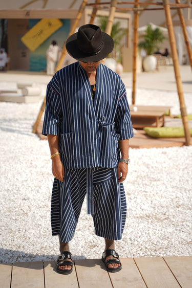 Yucca Kimono Denim Stripe Men