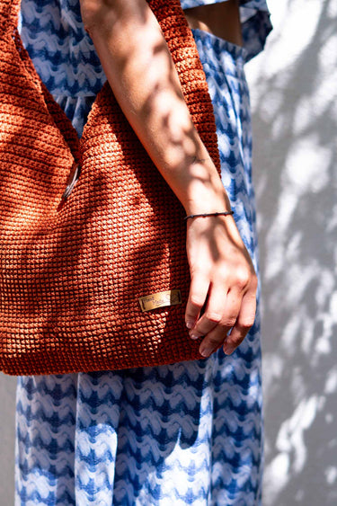 Knitted Bag Terracotta