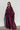 Nawar Linen Kimono Coat LONG Burgundy