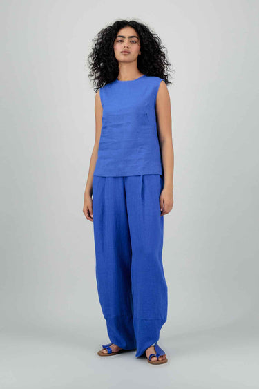Lily Top Cobalt