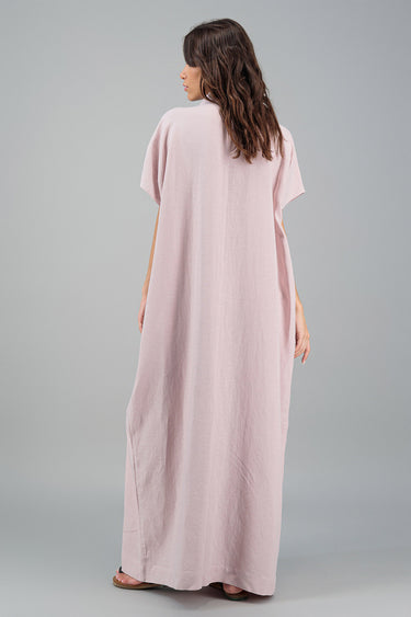 Ivy Kimono Dress Faded Rose
