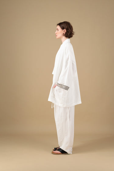 Yucca Jacket Printed White