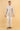 Ashkhar Men Relaxed Linen Pants White