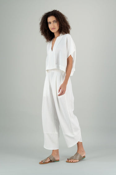 Jade Kimono Pants White