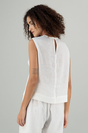 Lily Top White