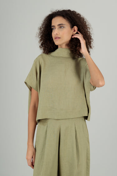 Ivy Kimono Top Pistachio