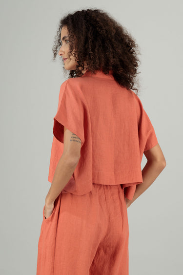 Ivy Kimono Top Grapefruit
