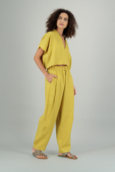 Ivy Kimono Top Saffron