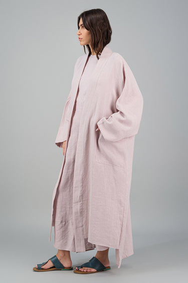 Nawar Coat Faded Rose