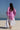 Zahara Linen Shirt with Sequined Sleeves Pink